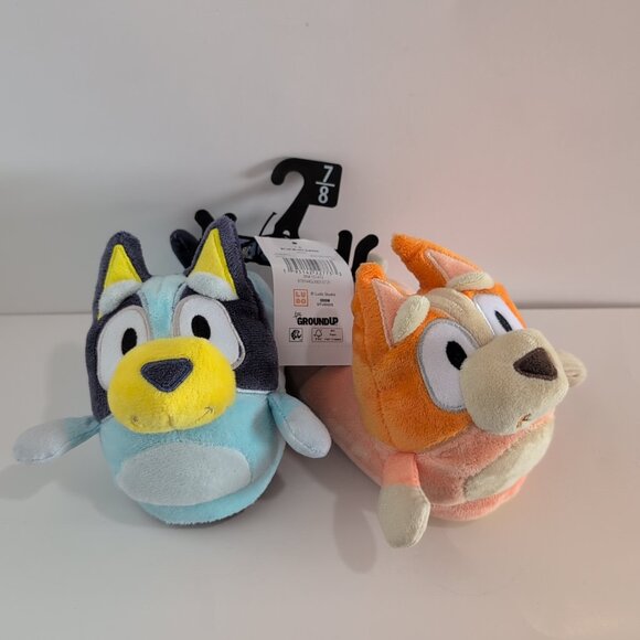 Other - NWT Comfy Bluey & Bingo Plush Slippers Size 7/8 Child's Kid's Warm
